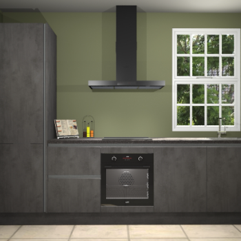 Beton antraciet greeploze keuken Bangladesh 34631