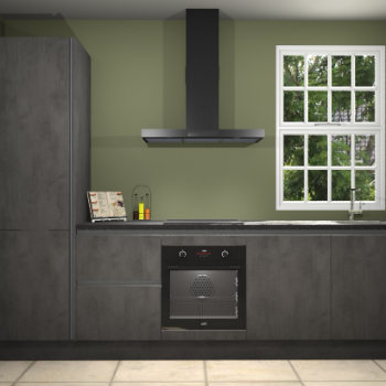 Beton antraciet greeploze keuken Bangladesh 34649