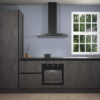 Beton antraciet greeploze keuken Bangladesh 34652