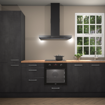 Beton zwarte keuken Bangladesh 34653