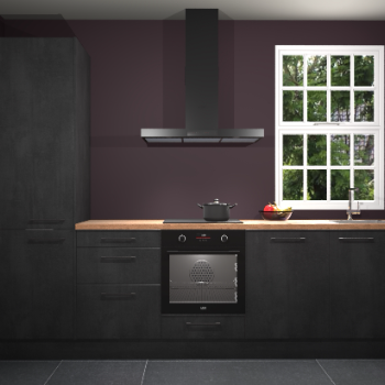 Beton zwarte keuken Bangladesh 34656