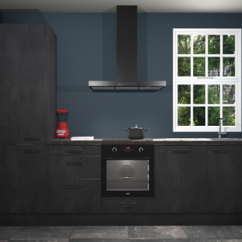 Beton zwarte keuken Bangladesh 34670