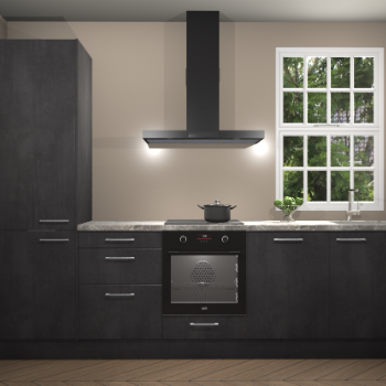 Beton zwarte keuken Bangladesh 34672