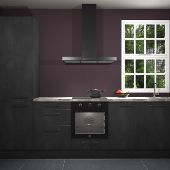 Beton zwarte keuken Bangladesh 34676