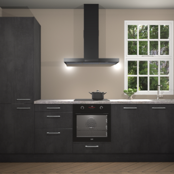 Beton zwarte keuken Bangladesh 34679