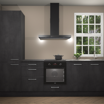 Beton zwarte keuken Bangladesh 34685