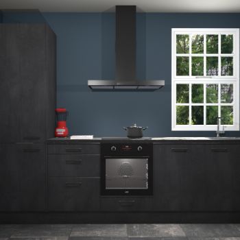 Beton zwarte keuken Bangladesh 34689