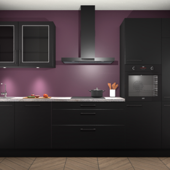 Zwart keuken Cairo 33915