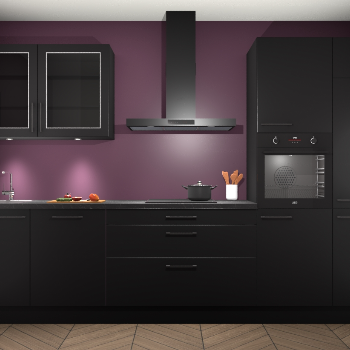 Zwart keuken Cairo 33922