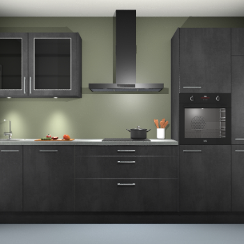 Beton Zwart keuken Cairo 33982