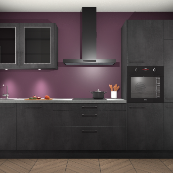 Beton Zwart keuken Cairo 33985