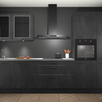 Beton Zwart keuken Cairo 33986