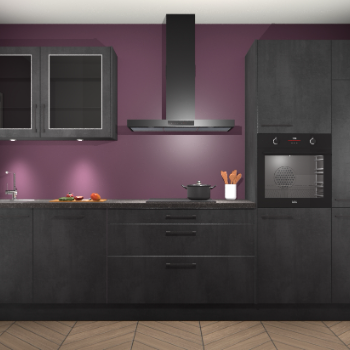 Beton Zwart keuken Cairo 33991