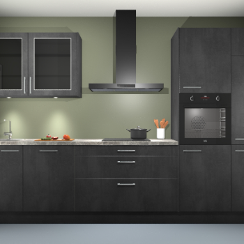 Beton Zwart keuken Cairo 33994