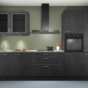 Beton Zwart keuken Cairo 33995