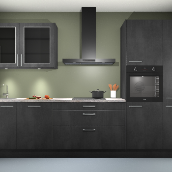 Beton Zwart keuken Cairo 34000