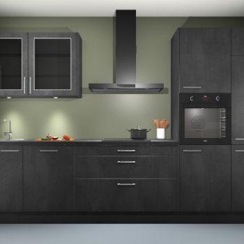 Beton Zwart keuken Cairo 34006