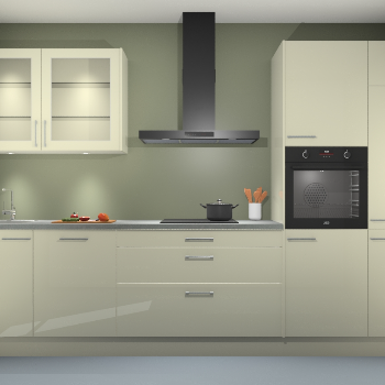 Magnolia hoogglans keuken Cairo 33937