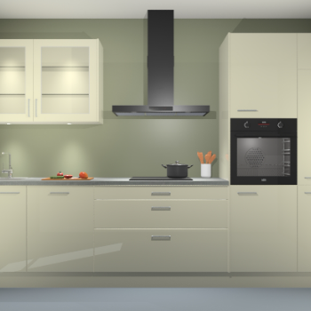 Magnolia hoogglans keuken Cairo 33938