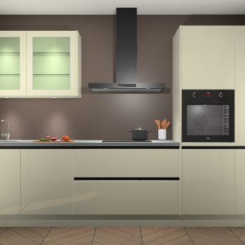 Magnolia hoogglans keuken Cairo 33942