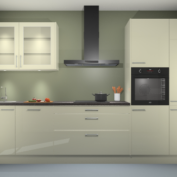 Magnolia hoogglans keuken Cairo 33943