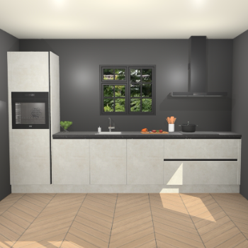 Beton opal greeploze keuken Luxemburg 34856