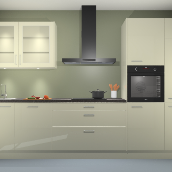 Magnolia hoogglans keuken Cairo 33944