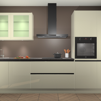 Magnolia hoogglans keuken Cairo 33948