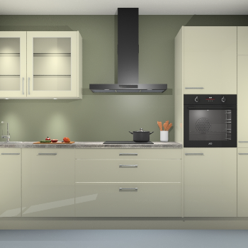 Magnolia hoogglans keuken Cairo 33949