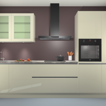 Magnolia hoogglans keuken Cairo 33951