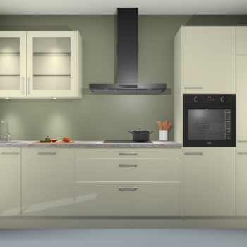 Magnolia hoogglans keuken Cairo 33955