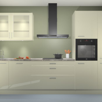 Magnolia hoogglans keuken Cairo 33956