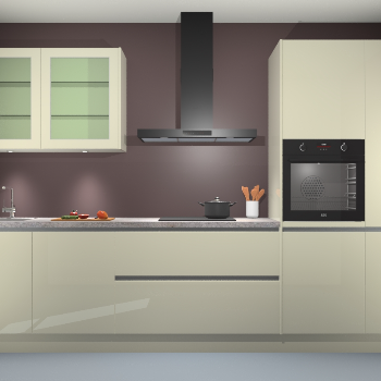 Magnolia hoogglans keuken Cairo 33957