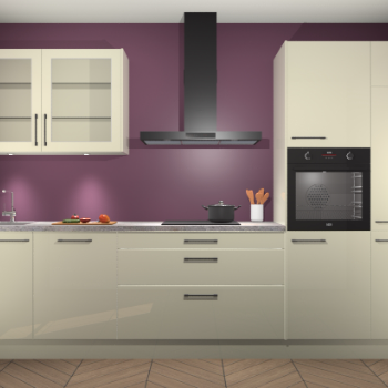 Magnolia hoogglans keuken Cairo 33958