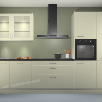 Magnolia hoogglans keuken Cairo 33962