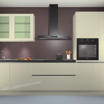 Magnolia hoogglans keuken Cairo 33963