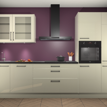 Magnolia hoogglans keuken Cairo 33964