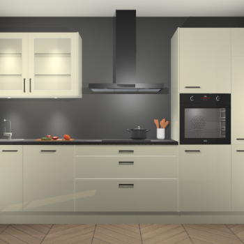 Magnolia hoogglans keuken Cairo 33965