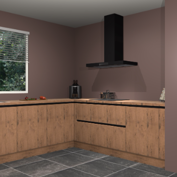 Astoria eiken greeploze keuken Moroni 34879