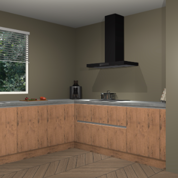 Astoria eiken greeploze keuken Moroni 34883