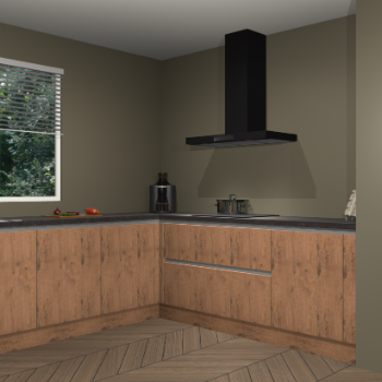 Astoria eiken greeploze keuken Moroni 34889