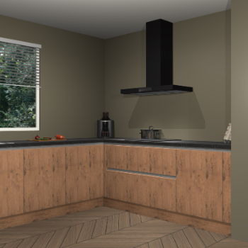 Astoria eiken greeploze keuken Moroni 34907