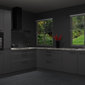 Onyxgrijze keuken Palermo 34558