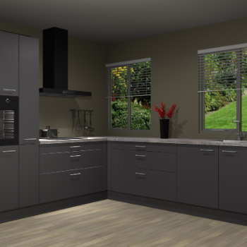 Onyxgrijze keuken Palermo 34763