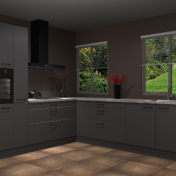 Onyxgrijze keuken Palermo 34593