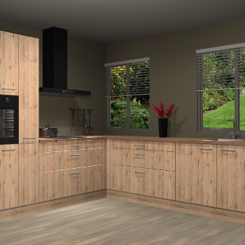 Madera Natuur keuken Palermo 34804