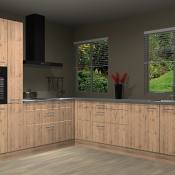 Madera Natuur keuken Palermo 34843