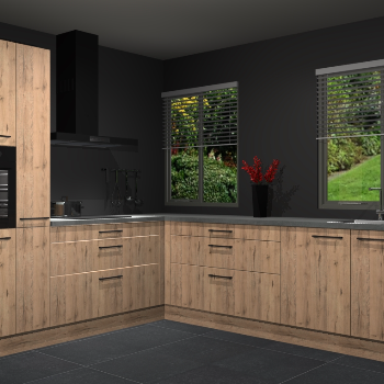 Madera Natuur keuken Palermo 34845