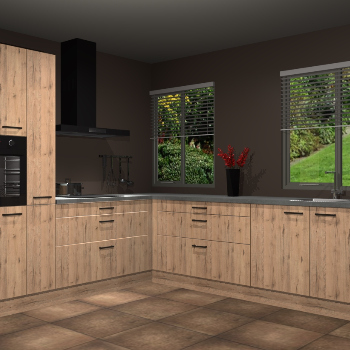 Madera Natuur keuken Palermo 34846