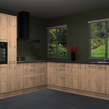 Madera Natuur keuken Palermo 34849